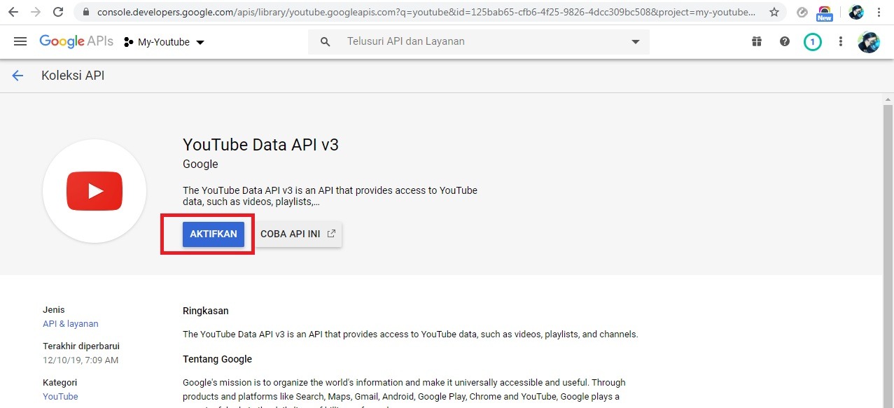 Arduino Youtube API